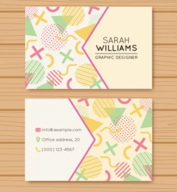 Gaya retro dengan grafis bergaya tahun 80-an